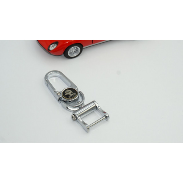 Skoda Logo Krom Metal Stil Anahtarlık New Style - 3