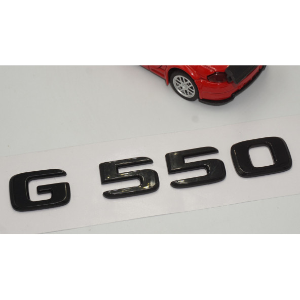 G 550 Bagaj Parlak Siyah ABS 3M 3D Yazı Logo - 3