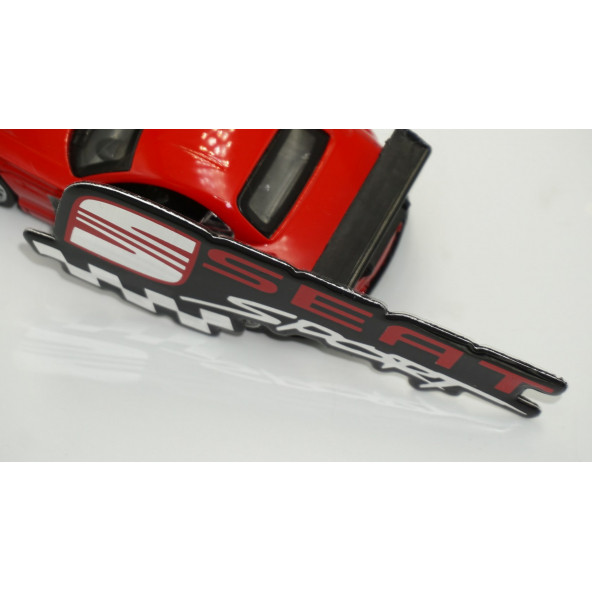 Seat Sport Logo Epoksi ABS Bagaj 3M 3D Logo Arma - 4