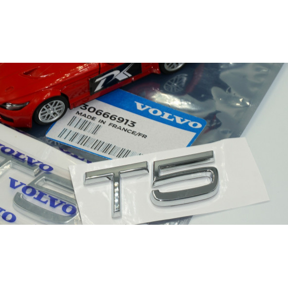 Volvo T5 XC60 XC90 S60 S80 S60L V40 V60 3M Krom Bagaj Yazı Logo - 5