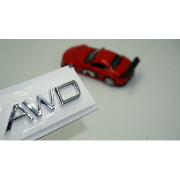 Volvo AWD XC60 XC90 S60 S80 S60L V40 V60 3M Krom Bagaj Yazı Logo