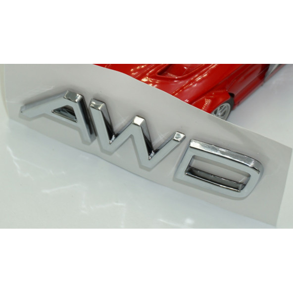 Volvo AWD XC60 XC90 S60 S80 S60L V40 V60 3M Krom Bagaj Yazı Logo - 4
