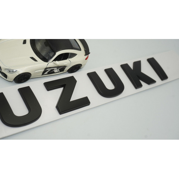 DK Suzuki Bagaj 3M 3D Siyah ABS Yazı Logo Amblem 29x4 Cm - 4