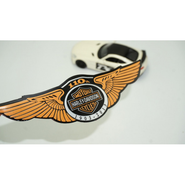 DK Harley Davidson 110.Yıl 3m Metal 16cm Plaka Logo Amblem