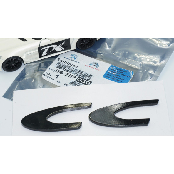 DK Tuning CC Bagaj Siyah ABS Logo Amblem Peugeot İle Uyumlu - 5