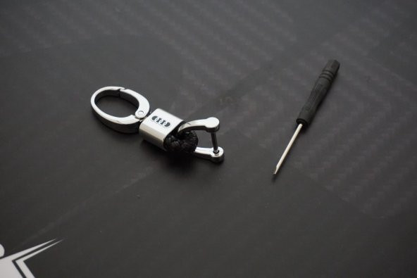 Audi Logo Stil Hasır Desen Anahtarlık K - 3