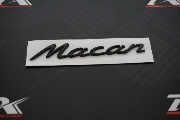 Porsche Macan Metal 3M Bagaj Logo Orjinal Ürün - 5
