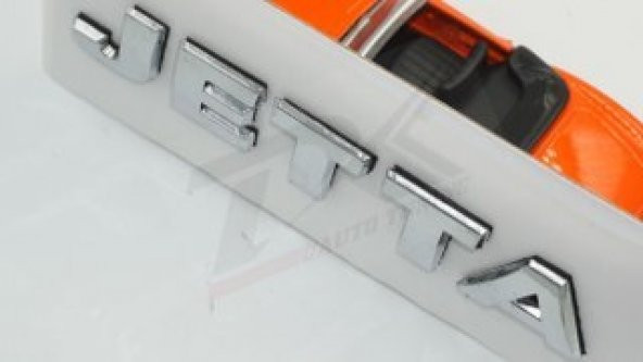 Volkswagen Jetta 2011-2014 Bagaj 3M 3D Krom ABS Yazı Logo Amblem - 5
