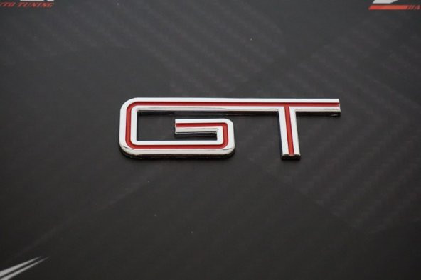 Ford Mustang 5.0 L V8 GT Bagaj Krom Metal 3M 3D Yazı Logo