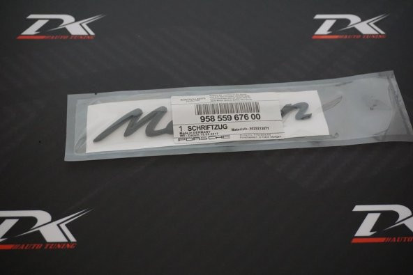 Porsche Macan Metal 3M Bagaj Logo Orjinal Ürün - 6