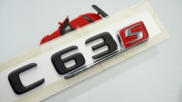 C63S Bagaj Yazı Logo Siyah Renk Orjinal Ürün - 2