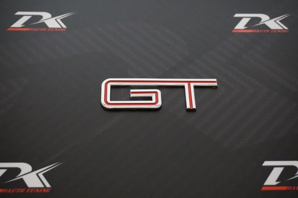 Ford Mustang 5.0 L V8 GT Bagaj Krom Metal 3M 3D Yazı Logo - Resim 2