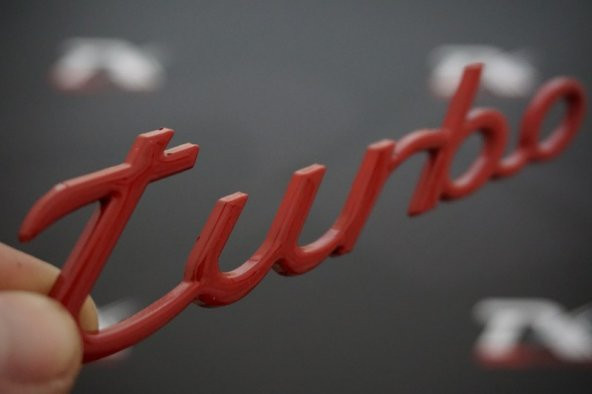 Porsche Macan Panamera Cayenne 911 Turbo Bagaj Logo