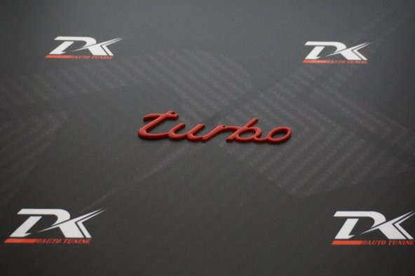 Porsche Macan Panamera Cayenne 911 Turbo Bagaj Logo - 3