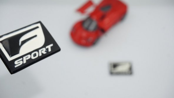 Lexus F SPORT Çamurluk Yanı Krom Metal Logo Amblem Arma