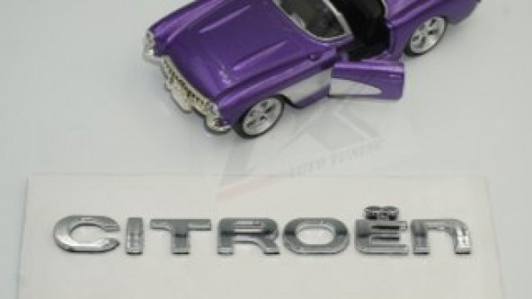 Citroen C4 C5 B7 Bagaj Krom ABS 3M 3D Yazı Logo Amblem - 3