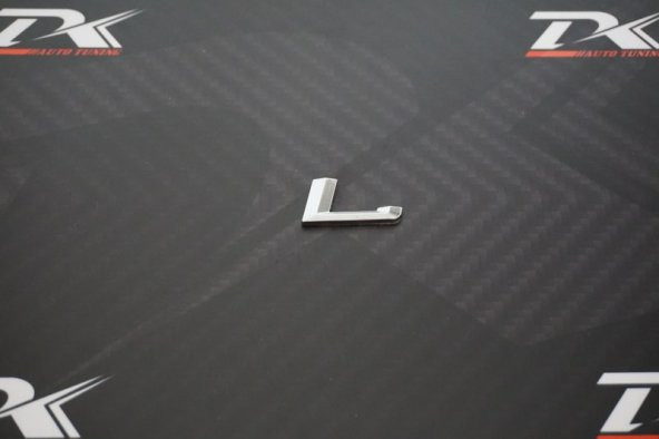 Bmw 730 740 745 750 L Long Bagaj Krom Metal 3M 3D Yazı Logo - 3