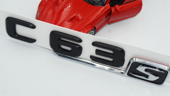 C63S Bagaj Yazı Logo Siyah Renk Orjinal Ürün - 5