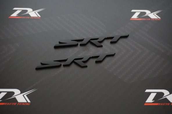Dodge Jeep Chrysler SRT Krom Metal 3M 3D Yan Çamurluk Logo - Resim 2