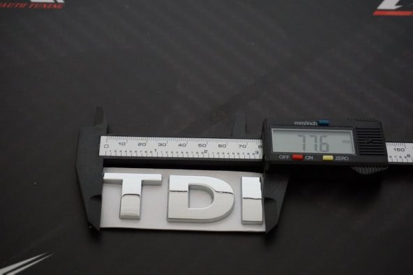 Volkswagen TDİ Bagaj Krom Metal 3M 3D Yazı Logo Arma - 8