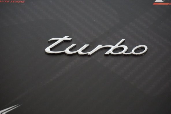 Porsche Macan Panamera Cayenne 911 Turbo Bagaj Logo - 6