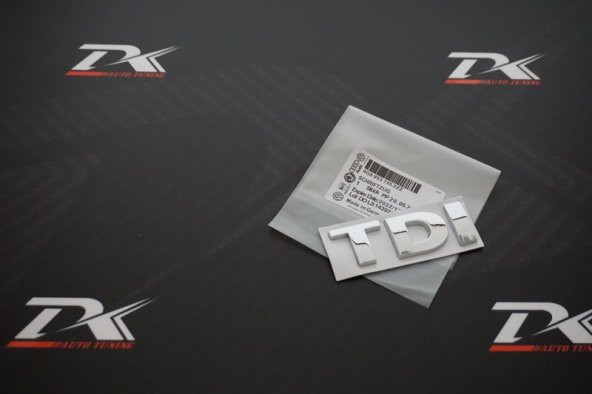 Volkswagen TDİ Bagaj Krom Metal 3M 3D Yazı Logo Arma - 9