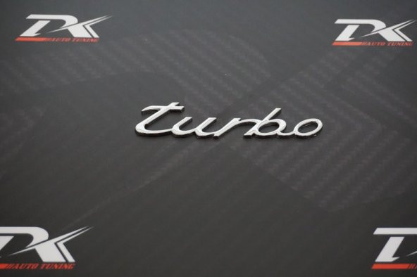 Porsche Macan Panamera Cayenne 911 Turbo Bagaj Logo - 7