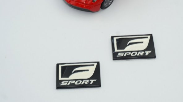 Lexus F SPORT Çamurluk Yanı Krom Metal Logo Amblem Arma - 3