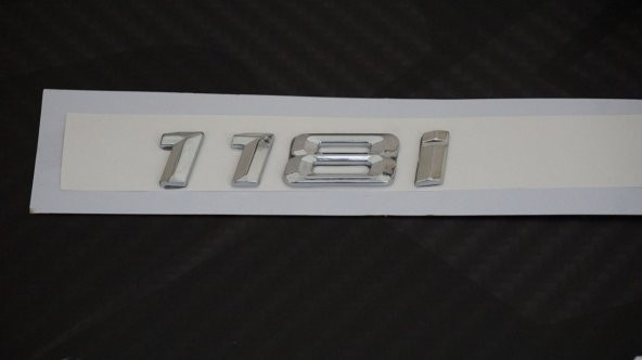 Bmw 118i Bagaj Krom Metal 3M 3D Yazı Logo - 3