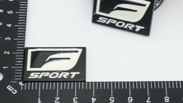 Lexus F SPORT Çamurluk Yanı Krom Metal Logo Amblem Arma - 5