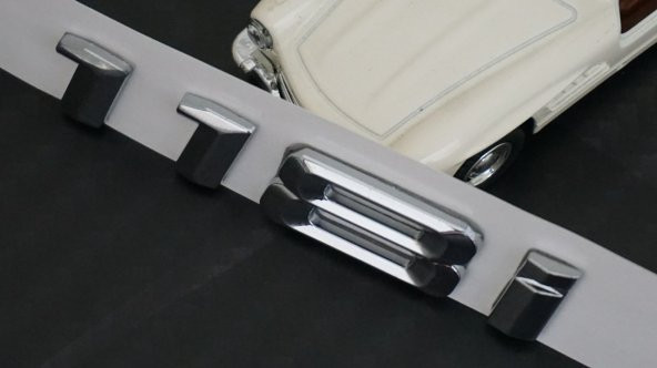 Bmw 118i Bagaj Krom Metal 3M 3D Yazı Logo - 5