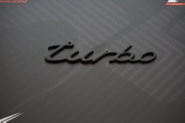 Porsche Macan Panamera Cayenne 911 Turbo Bagaj Logo - 11
