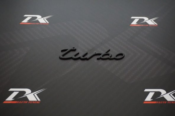 Porsche Macan Panamera Cayenne 911 Turbo Bagaj Logo - 12