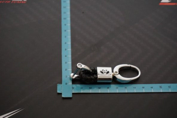 Toyota Logo Stil Hasır Desen Anahtarlık K - 6