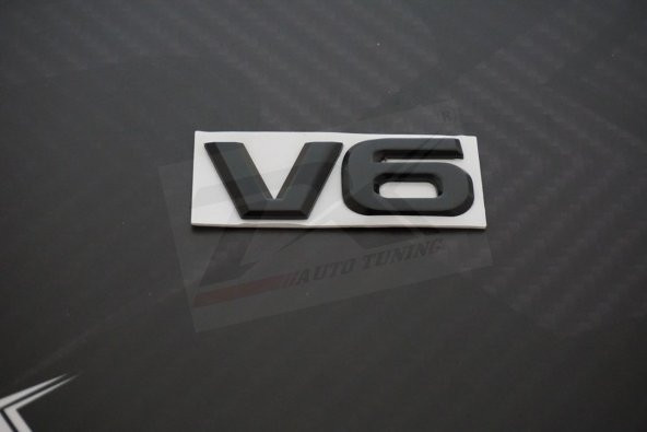 Mercedes Benz AMG V6 Metal 3M 3D Bagaj Logo Amblem - 3