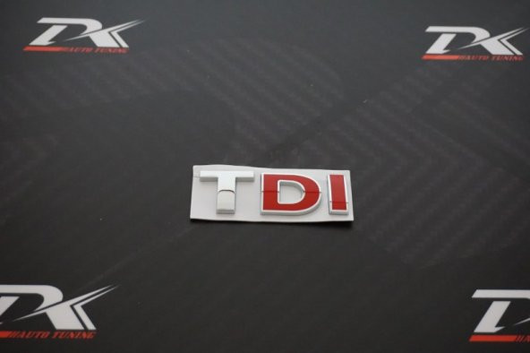 Volkswagen TDİ Bagaj Krom Metal 3M 3D Yazı Logo Arma - 10