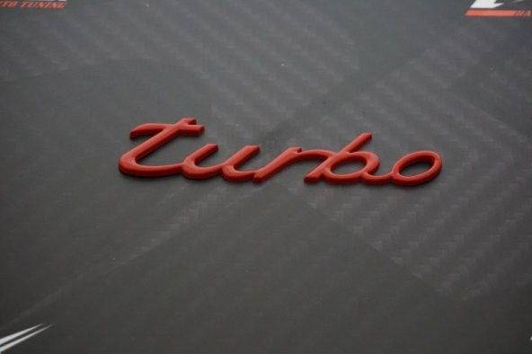 Porsche Macan Panamera Cayenne 911 Turbo Bagaj Logo - 5
