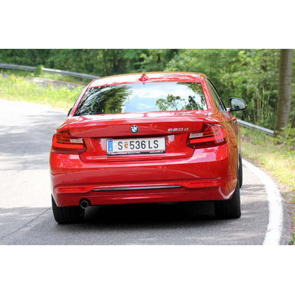 Bmw 220d Bagaj Krom Metal 3M 3D Yazı Logo - 7