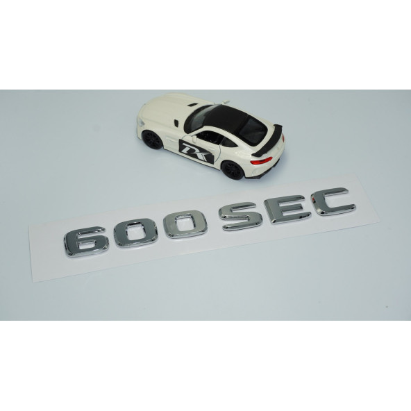 DK Tuning 600 SEC Bagaj Krom ABS 3M 3D Yazı Logo Benz İle Uyumlu - 2