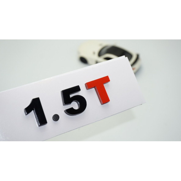 DK Tuning 1.5T Bagaj Siyah Kırmızı Yazı Logo Volkswagen İle Uyumlu