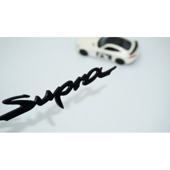 DK Tuning Toyota Supra MK5 Siyah ABS 3M 3D Bagaj Yazı Logo Arma