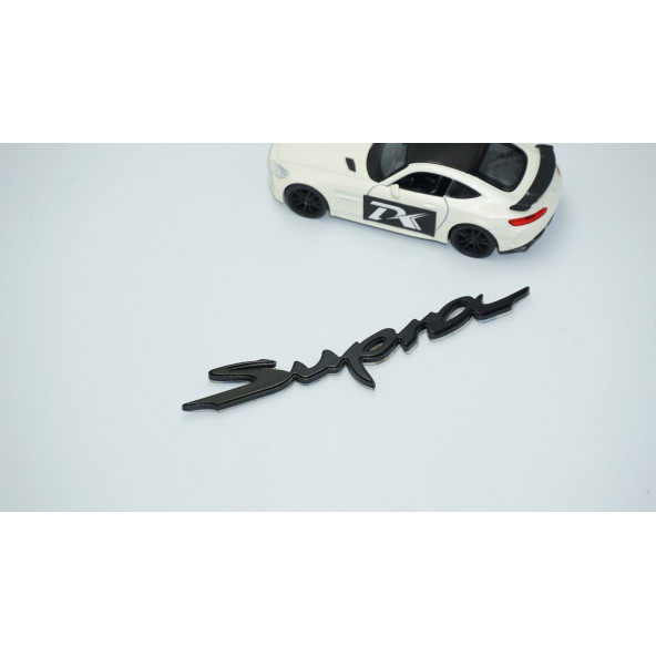 DK Tuning Toyota Supra MK5 Siyah ABS 3M 3D Bagaj Yazı Logo Arma - 2