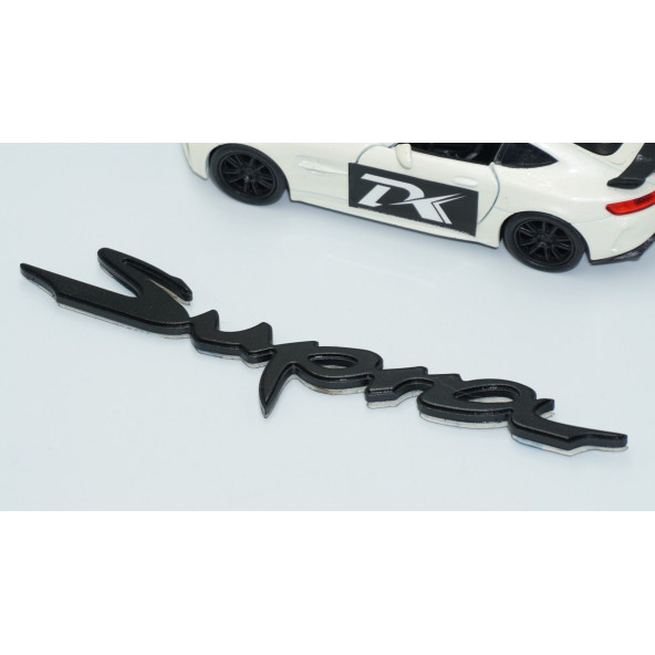 DK Tuning Toyota Supra MK5 Siyah ABS 3M 3D Bagaj Yazı Logo Arma - 3