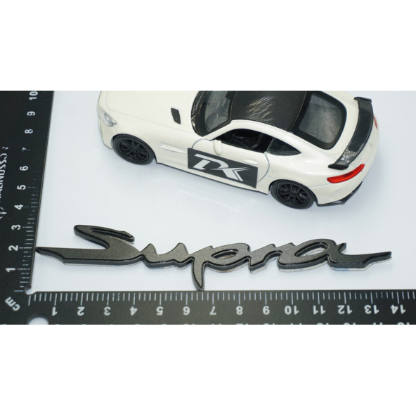 DK Tuning Toyota Supra MK5 Siyah ABS 3M 3D Bagaj Yazı Logo Arma - 5