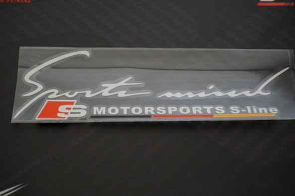 Audi S Motorsport S Line Sticker - 3