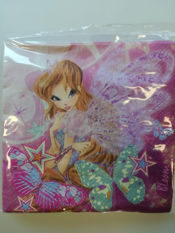 WİNX BUTTERFLİX PEÇETE 16LI