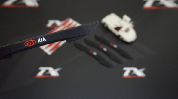 Kia Logo Kapı Kenarı Koruma Kauçuk 3M Band
