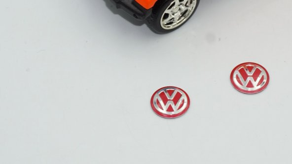 Volkswagen Oto Anahtar 3M Metal Alaşım Logo 2Li Set - Resim 3