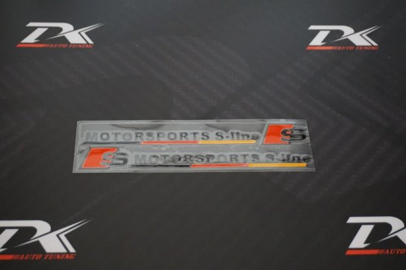 Audi S Motorsport S Line Ayna Sticker - Resim 3