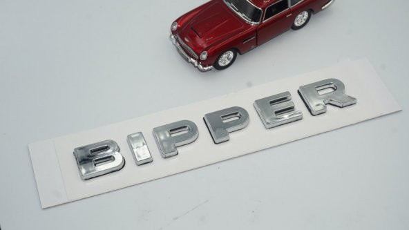 Peugeot Bipper Tepee Bagaj Krom ABS 3M 3D Yazı Logo Amblem - 2